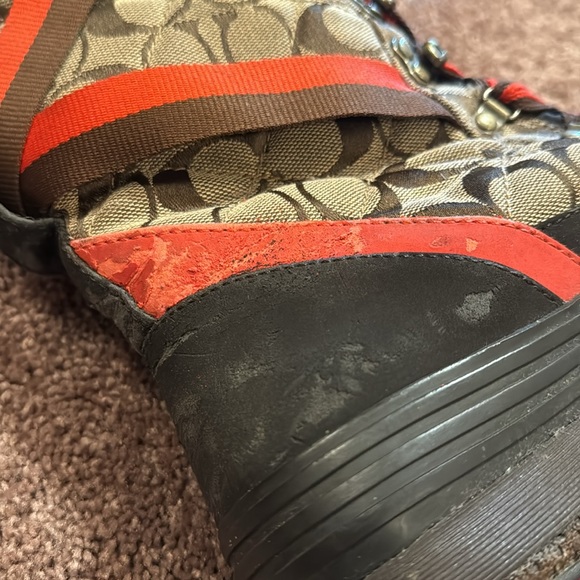 Coach winter boots. Size 7.5M. Above the calf. - Picture 9 of 13